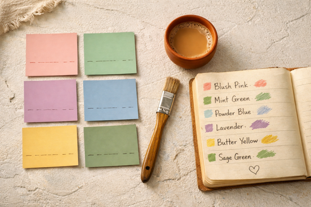wall paint colour combination